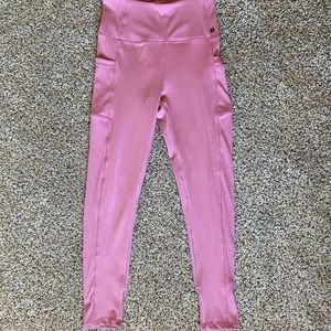 High Waisted Ribbed Leggings